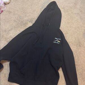 Pink Floyd Black Hoodie with Logo
